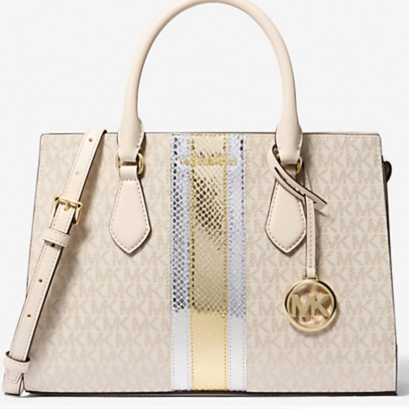 #079 Michael Kors Satchel in Rare Gold